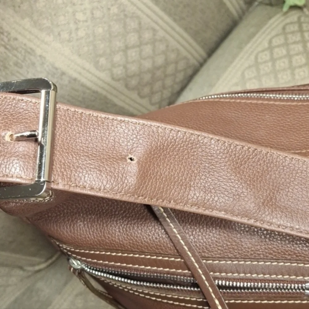 Longchamp Leather Hobo Bag